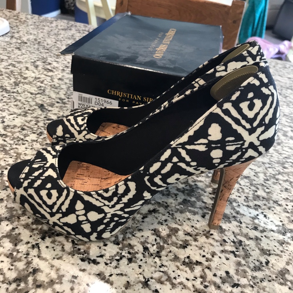 Peep toe women’s heels